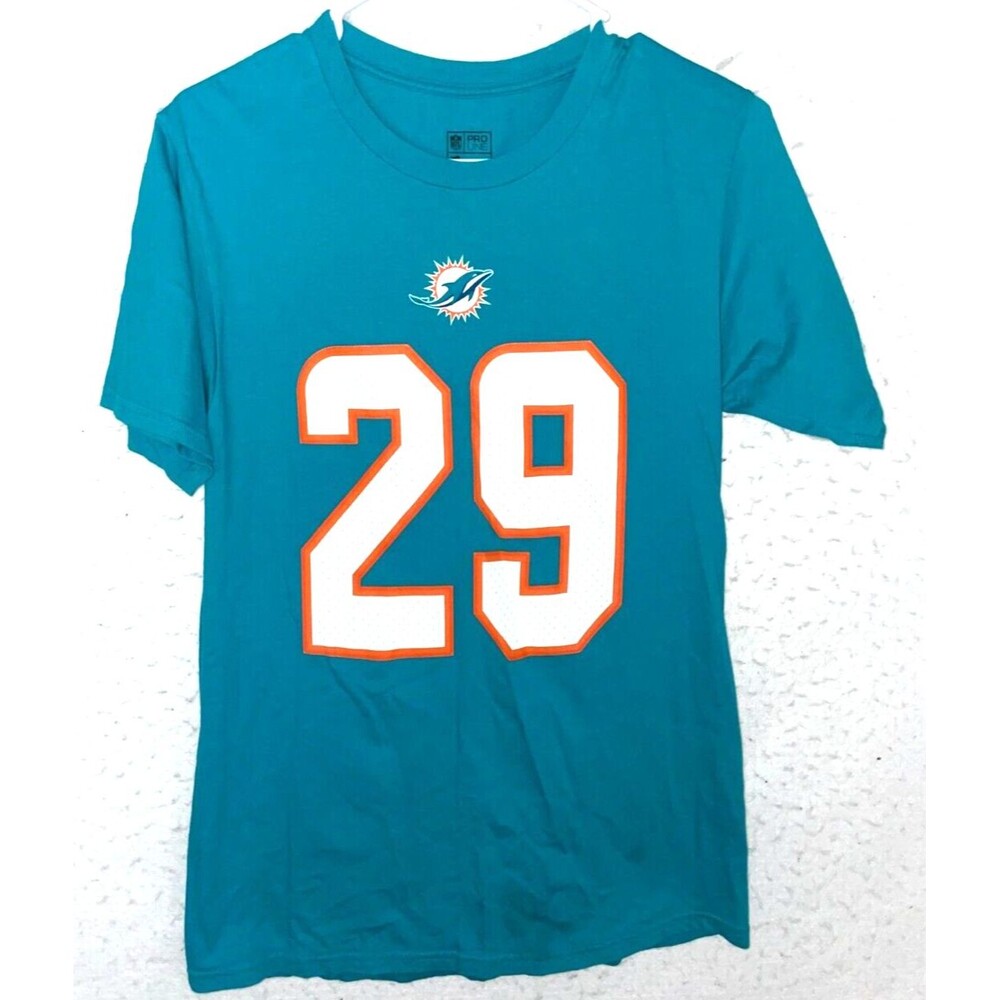 Pro Line Fanatics Mens Crew Neck Dolphin Football Tee Sz S Fitzpatrick #29
